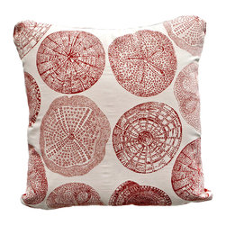 Sand Dollar Lobster Accent Pillow (reverse) - Decorative Pillows