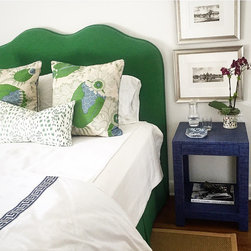 Custom Grasscloth End Tables - Nightstands And Bedside Tables