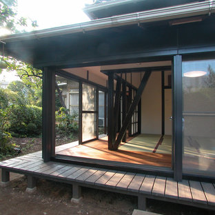 Ispirazione per la facciata di una casa etnica