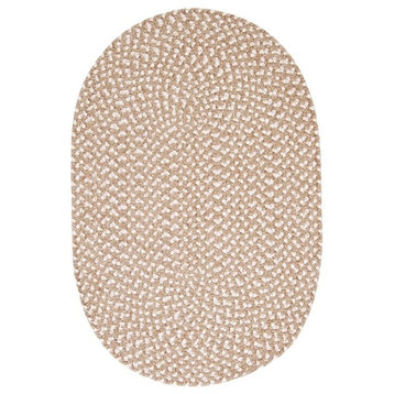 Confetti Rug, Natural, 2'x10' Oval Runner