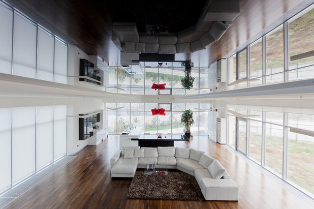 Современный Гостиная by Anna Shemuratova Interiors
