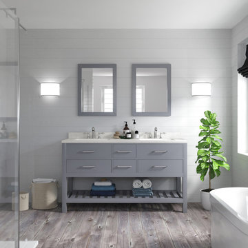 Open Bottom Shelf Vanities