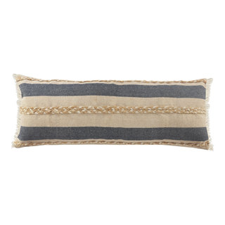 LR Home Sacral Earth Quarry Striped Throw Pillow, 20-inch in the Throw  Pillows department at