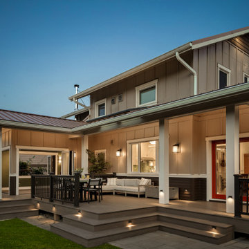 Craftsman Sunroom & Deck Addition
