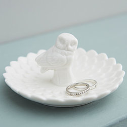 petal owl ring dish - Decorative Bowls