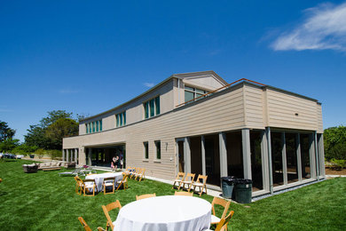 Inspiration for a contemporary exterior home remodel in Boston