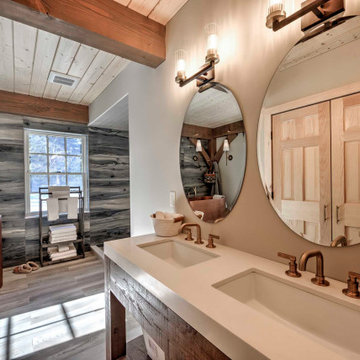 Primary Bath with Copper Tub - West Dover, VT
