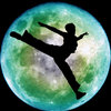 Moon Dance Wall Mural - 18 Inches W x 18 Inches H