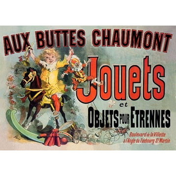 Aux Buttes Chaumont Jouets French Friends Tv Print