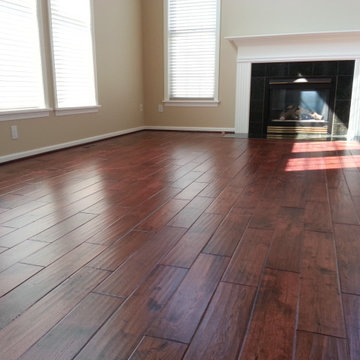 Hand Scraped White Oak Installation