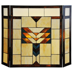 Craftsman Fireplace Screens by River of Goods