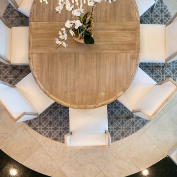 Dining & Family Room Remodel in Coto de Caza, California.