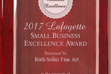 Ruth Soller Fine Art selected for 2017 Lafayette Small Business Excellence Award