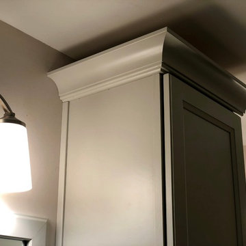 Beautiful Bathroom Remodel-Koch Bristol Painted Oyster Cambria Berwyn Quartz