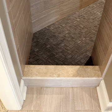 Luxurious Masterbath with Double Sinks, Makeup area and Tiled Shower