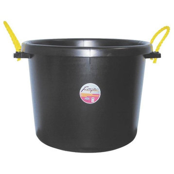 Fortex/Fortiflex Multipurpose Barn Bucket, 70 qt., Black