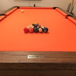 Rustic Pool Table and Shuffleboard Los Angeles - Game Room And Bar Furniture