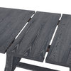 Luoma Rustic Wood Expandable Dining Table, Grey