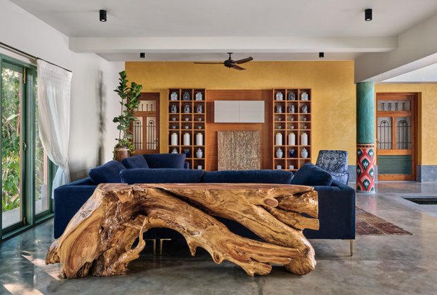 Tropical Living Room by Fadd Studio
