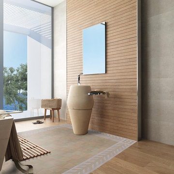 Salle de bain avec carreaux de zellige/ Contemporary Zellige