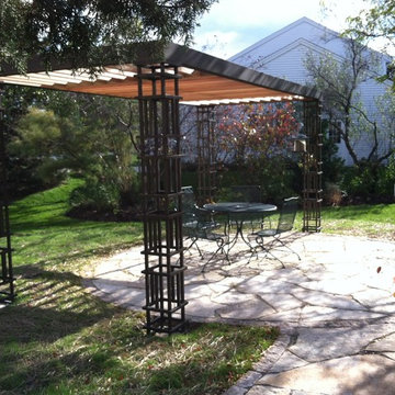 Town of Brookfield Custom Ipe Deck and Aluminum Pergola