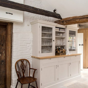 shaker kitchen in limed oak