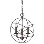Thomas Lighting - Thomas Lighting Williamsport 3-Light Pendant, Oil Rubbed Bronze, 1513CH-10 - The Williamsport collection is a timeless classic with simple lines and a traditional style.