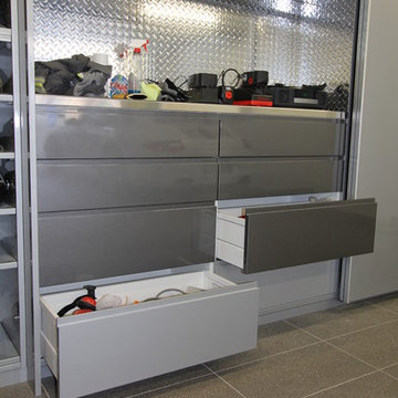 Garage storage and workstation