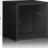Eco-friendly Stackable Large Storage Cube in Black