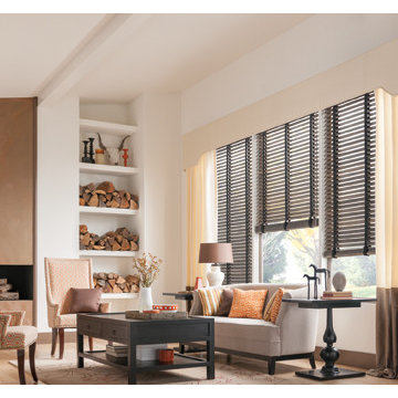 Wood and Faux Wood Blinds