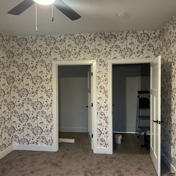 Wallpaper installation Living Room in New Rochelle