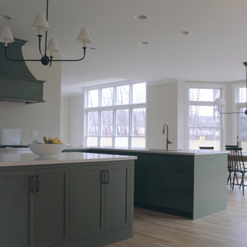 Green Cabinet Kitchen