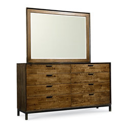 Kateri 8 Drawer Dresser (shown with Kateri Mirror) - Dressers