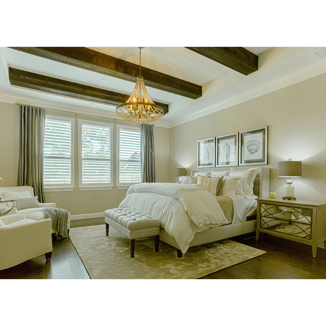 Serene and Elegant Master Bedroom