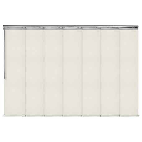 Scarlet 7-Panel Track Extendable Vertical Blinds 110-153"W