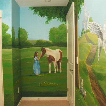 Child's Bedroom -Favorite Fairy Tale Characters Mural