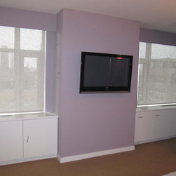Motorized Sheer Weave Roller Shades - Window Treatments