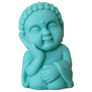 Pocket Buddha Love Aqua Buddhism Figurine Toy