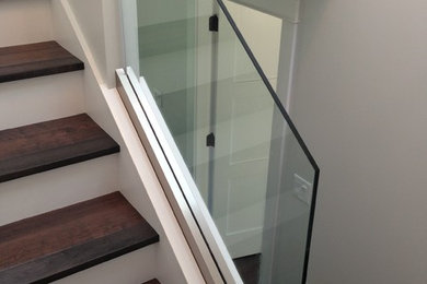 Inspiration for a contemporary staircase in Vancouver.