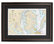 Poster Size Framed Nautical Chart, Chesapeake Bay