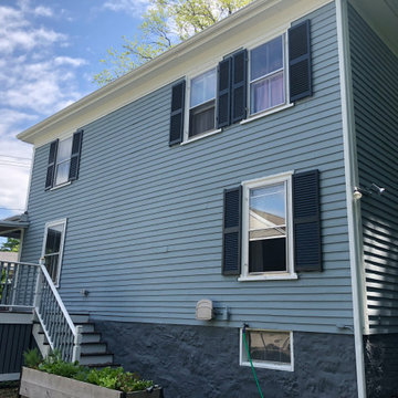 Blue Paint Scheme, Repaint, Newton, MA