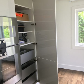 White Poggenpohl Kitchen and Laundry