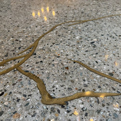 Japanese Kintsugi Polished Concrete - Flooring