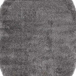 Alpine Rug Co. - Taylor Collection Plush Gray Shag Area Rug, 3'11"x5'11" - Cozy shag is a key feature of the Taylor collection. Made of stain-resistant polypropylene, these rugs are easy to care for and comfortable underfoot.