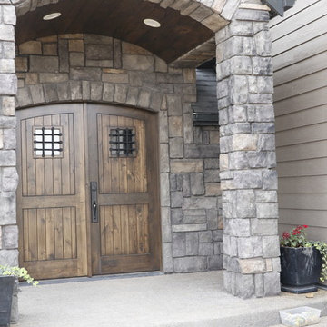 Rustic Addition Entry Exterior
