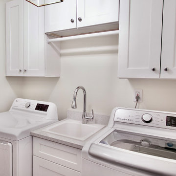 Bright and Functional Laundry Room Setup