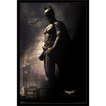 Dark Knight Batman Poster, Black Framed Version