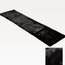 Faux Fur Bed Runner, Black, 50x200 cm