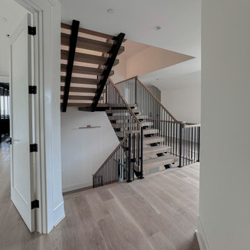 Project #122 | Freestanding Steel & Wood Staircase