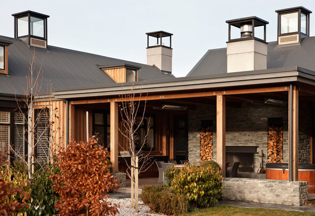 Traditional Patio by Christian Anderson Architects